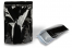 Bolsas de pie negras brillante - 200 x 300 x 100 mm, 1800 ml | Paisdelossobres.es