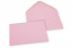 Sobres para tarjetas de felicitación de colores - Rosa claro, 133 x 184 mm | Paisdelossobres.es