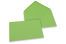 Sobres para tarjetas de felicitación de colores - Verde manzana, 133 x 184 mm | Paisdelossobres.es