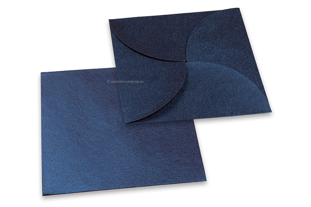Sobres estilo cartera - Azul