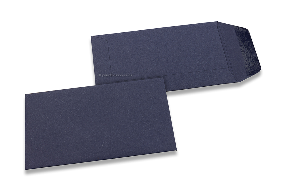 Sobres verticales de colores - Azul oscuro, 65 x 105 mm