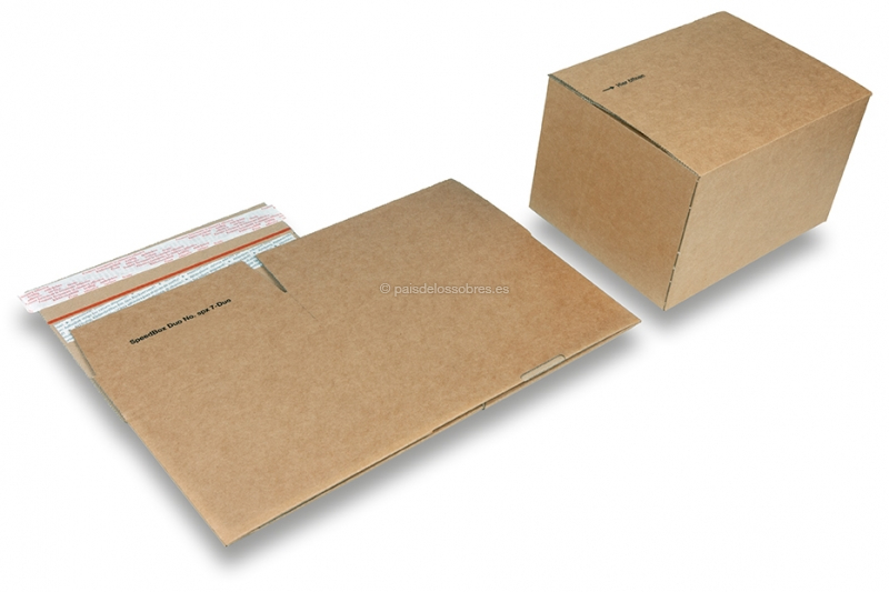 Caja automontable para devoluciones