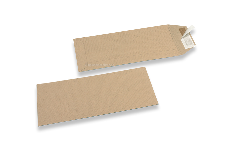 Sobres comerciales reciclados, 110 x 220 mm, EA 5/6, cierre autoadhesivo, 115 grs