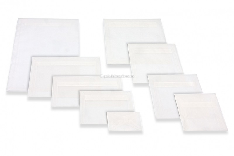 Sobres papel vegetal blancos