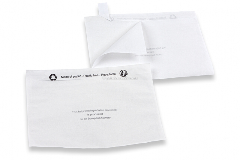 Sobres para documentación de papel - 120 x 162 mm sin imprimir