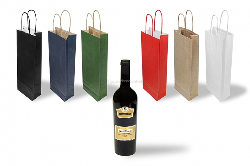 Creyente accidente Condicional Comprar bolsas de papel para botellas de vino? | Paisdelossobres.es