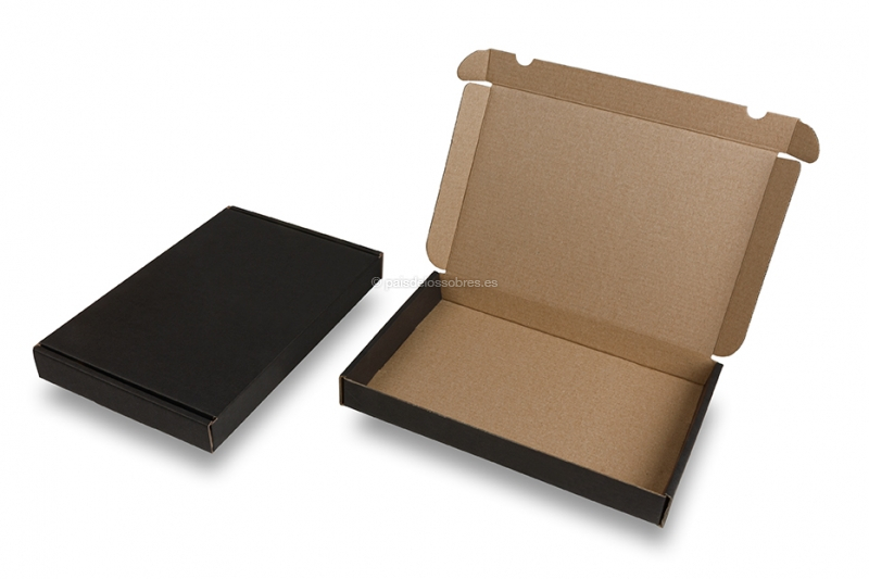Cajas de envío plegables - negro