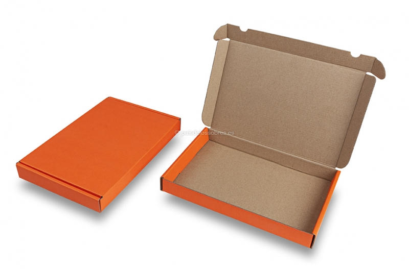 Cajas de envío plegables - naranja
