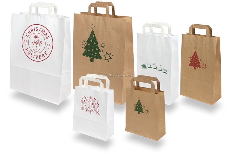 bolsas de papel navideñas online |