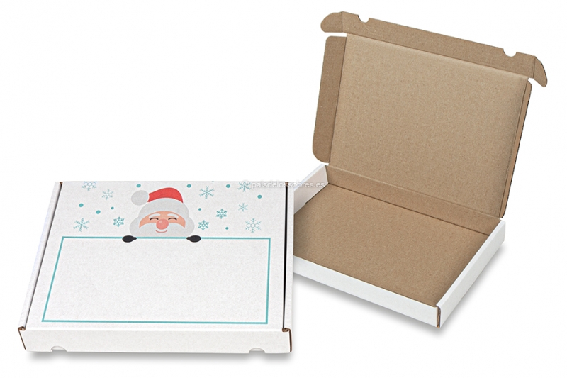 Cajas para envíos postales de Navidad - Papá Noel 230 x 160 x 26 mm