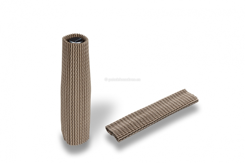 Fundas de cartón protectoras kraft - 23 cm de alto: para un diámetro de 3,5 cm a 5,5 cm