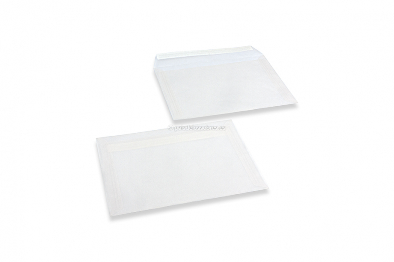 Sobres papel vegetal blancos - 162 x 229 mm