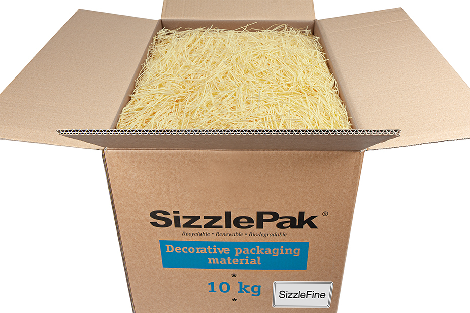Papel de relleno SizzlePak Fine - Crema (10 kg)