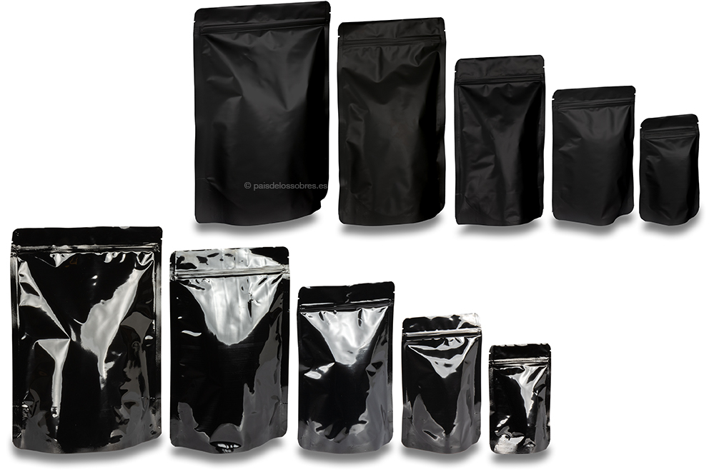 Bolsas de pie negras