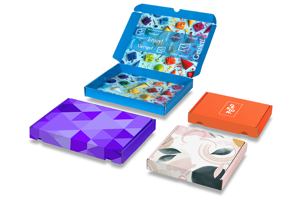 Cajas de envío personalizadas - ejemplos