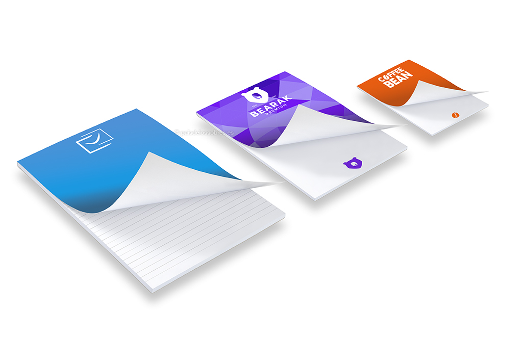 Blocs de notas personalizados - con cubierta