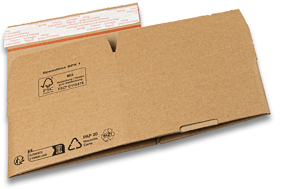 Caja automontable - marron, 160 x 130 x 70 mm - SPX1