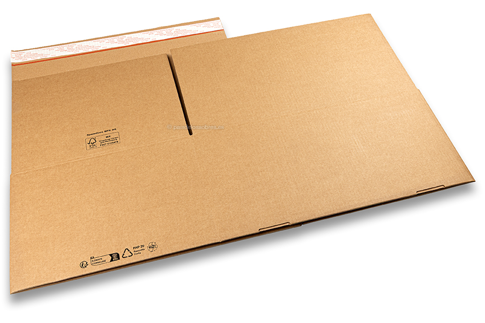 Caja automontable - marron, 430 x 300 x 200 mm - SPX25