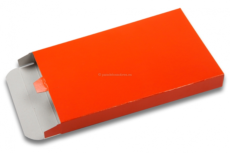 Cajas para envíos postales de colores brillantes - naranja