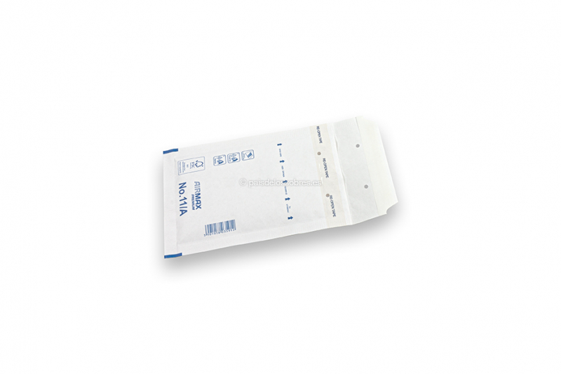 Sobres acolchados de papel de color blanco (80 gramos) - 100 x 165 mm