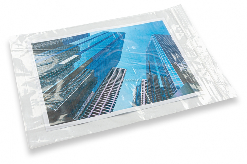 Bolsas con cierre zip - translúcidas (ejemplo con contenido)