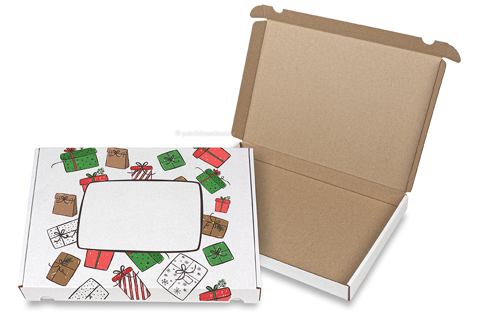 Cajas para envíos postales de Navidad - Regalos - 310 x 220 x 26 mm